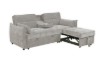 Picture of [FLOOR MODEL CLEARANC LOUNVA Dual Pull-Out Sofa Bed with Drop Down Console