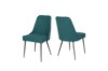 Picture of [FLOOR MODEL CLEARANCE]ALNOOR Fabric Dining Chair (Green) - 2PC in 1 Carton
