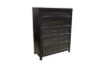 Picture of MONTEREY Genuine Mindi Wood Veneer 5-Drawer Tallboy