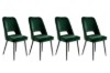 Picture of LIVIA Polyester Fabric Dining Chair (Dark Green)