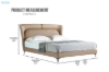 Picture of SHELL DREAM Bed Frame in Queen Size