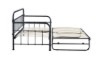 Picture of [FLOOR MODEL CLEARANCE] LIRA Metal Daybed Frame with Pull-Out Trundle