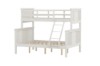 Picture of [FLOOR MODEL CLEARANC] FORESTER Solid Wood Single-Double Bunk Bed (White)