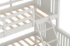 Picture of [FLOOR MODEL CLEARANC] FORESTER Solid Wood Single-Double Bunk Bed (White)