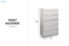Picture of EOS 5-Drawer Tallboy