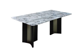 Picture of VAREN Microcrystalline Stone Top Dining Table - 160