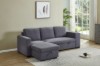 Picture of [FLOOR MODEL CLEARANC]LUCENA Reversible Sectional Sofa Bed with Storage (Fine-striped Corduroy)