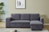 Picture of [FLOOR MODEL CLEARANC]LUCENA Reversible Sectional Sofa Bed with Storage (Fine-striped Corduroy)