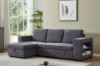 Picture of [FLOOR MODEL CLEARANC]LUCENA Reversible Sectional Sofa Bed with Storage (Fine-striped Corduroy)