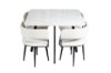 Picture of [FLOOR MODEL CLEARANC]LUMIA 5PC Space Saver Sintered Stone Top Dining Set