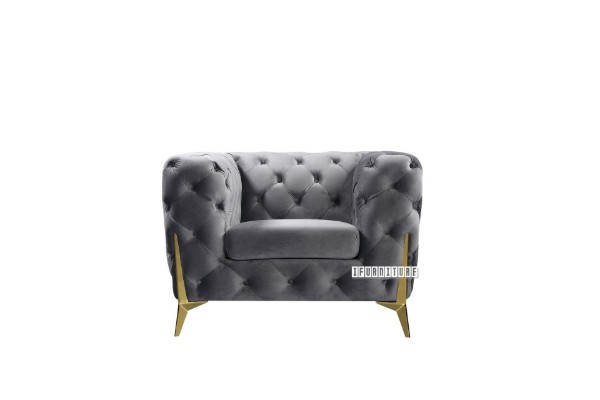 Picture of [FLOOR MODEL CLEARANC]VIGO 1 Seater Sofa (Grey)