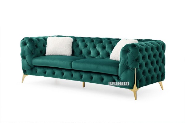 Picture of [FLOOR MODEL CLEARANC] VIGO 3 Seater Sofa (Emerald Green)