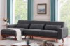 Picture of [FLOOR MODEL CLEARANCE] TARA Fabric Reversible Sectional Sofa Bed