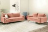 Picture of [FLOOR MODEL CLEARANCE]HENRY 3 Seater Sofa (Rose Velvet)