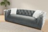 Picture of [FLOOR MODEL CLEARANC]MALMO 3-Seater Velvet Sofa with Pillows (Grey)