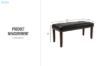 Picture of [FLOOR MODEL CLEARANC]KENDALL 108 Solid Wood Bench