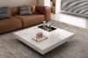 Picture of [FLOOR MODEL CLEARANC]GRAVITY Sintered Stone Top Coffee Table (White)