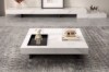 Picture of [FLOOR MODEL CLEARANC]GRAVITY Sintered Stone Top Coffee Table (White)