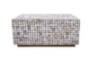Picture of [FLOOR MODEL CLEARANC]PIEDRAS Acacia Wood Coffee Table with Coconut Tiles