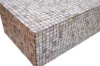 Picture of [FLOOR MODEL CLEARANC]PIEDRAS Acacia Wood Coffee Table with Coconut Tiles