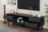 Picture of [FLOOR MODEL CLEARANC]RUSTLO 160 4-Drawer TV Unit (Black)