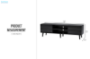 Picture of [FLOOR MODEL CLEARANC]RUSTLO 160 4-Drawer TV Unit (Black)