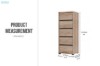 Picture of OAKFORD 5-Drawer Silmboy/Storage Cabinet