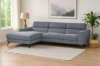 Picture of [FLOOR MODEL CLEARANC] Frankfurt Sectional Fabric Sofa (Grey) - Chaise Facing Left