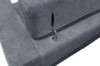 Picture of [FLOOR MODEL CLEARANC] Frankfurt Sectional Fabric Sofa (Grey) - Chaise Facing Left