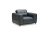 Picture of [FLOOR MODEL CLEARANC]KALONA 1 Seater 100% Genuine Leather Sofa(Dark Blue)