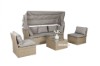 Picture of [FLOOR MODEL CLEARANC] LAVAL Outdoor Lounge Modular Canopy Sofa Set with Adjustable Height Coffee Table