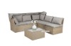 Picture of [FLOOR MODEL CLEARANC] LAVAL Outdoor Lounge Modular Canopy Sofa Set with Adjustable Height Coffee Table