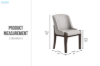 Picture of AUREN Vegan Leather Upholstered Dining Chair