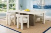 Picture of ASTON 201 5PC/7PC Marble Top Dining Set