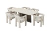 Picture of ASTON 201 5PC/7PC Marble Top Dining Set