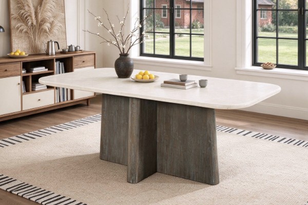 Picture of ASTON 201 Marble Top Dining Table