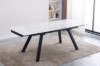 Picture of [FLOOR MODEL CLEARANC] DALTON 1.6M-2.2M Extension Matte Sintered Stone Top Dining Table
