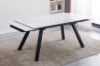 Picture of [FLOOR MODEL CLEARANC] DALTON 1.6M-2.2M Extension Matte Sintered Stone Top Dining Table