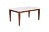Picture of [FLOOR MODEL CLEARANC]  SOMMERFORD 163 Marble Top Dining Table (White)