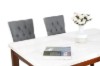 Picture of [FLOOR MODEL CLEARANC]  SOMMERFORD 163 Marble Top Dining Table (White)